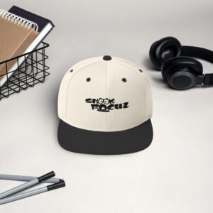 Shook Focuz Off-White Snapback Hat